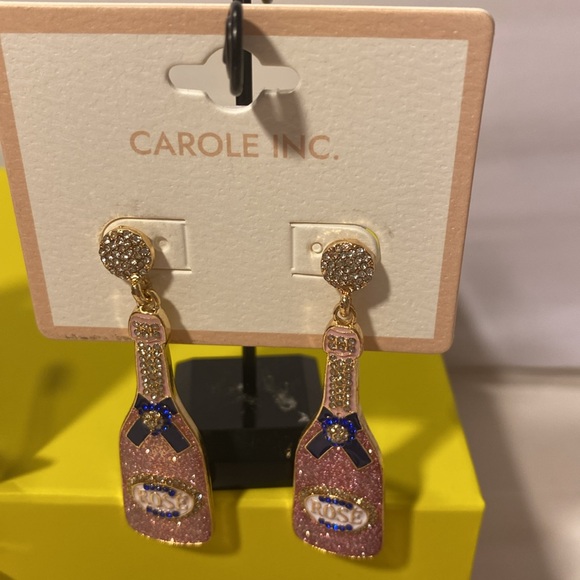 Three pairs of Whimsical Champagne & Martini Earrings New - Picture 3 of 7